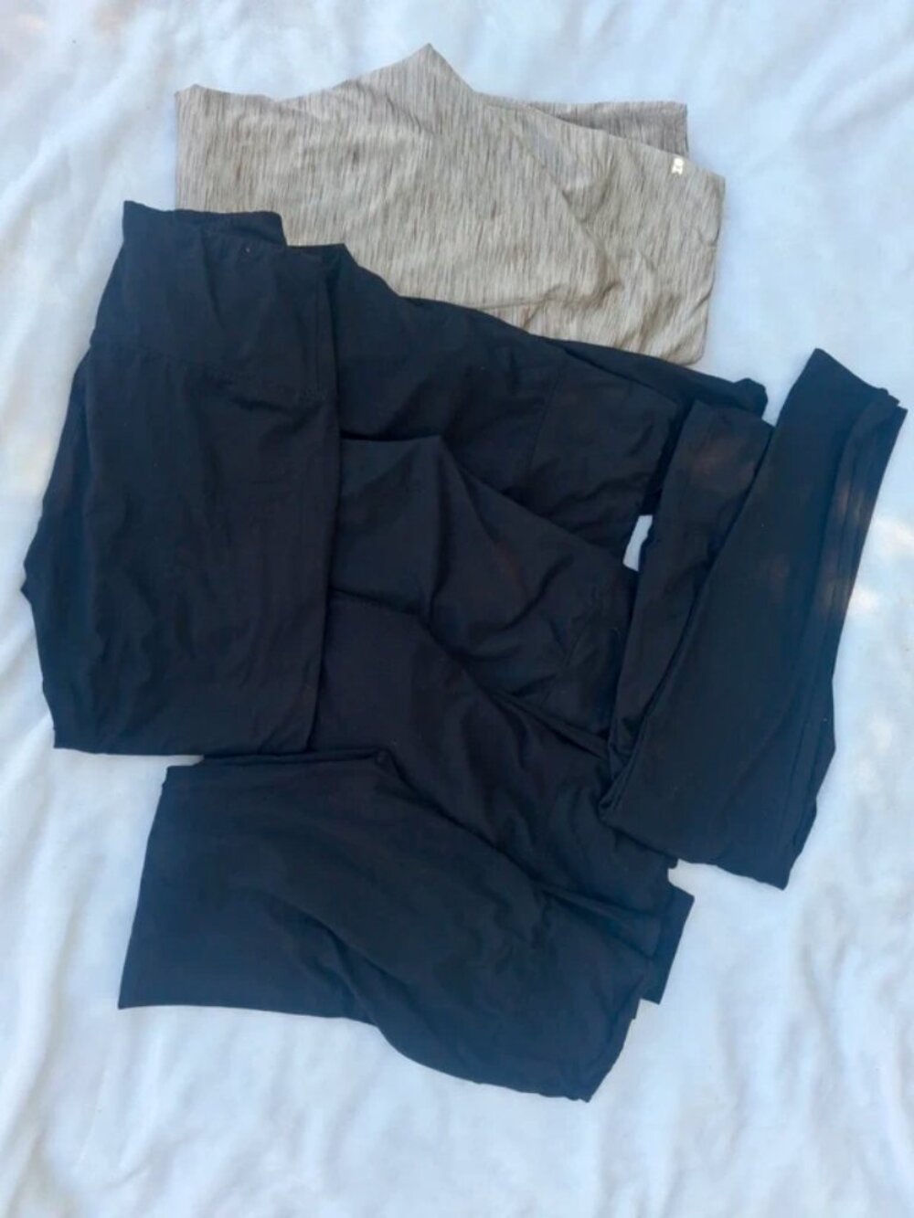 Lot of 7 Size Large Women's Stretchy Leggings